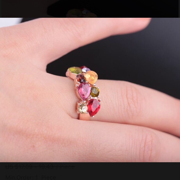 Last one Luxury gold plated Mona lisa ring - Picture 2 of 7